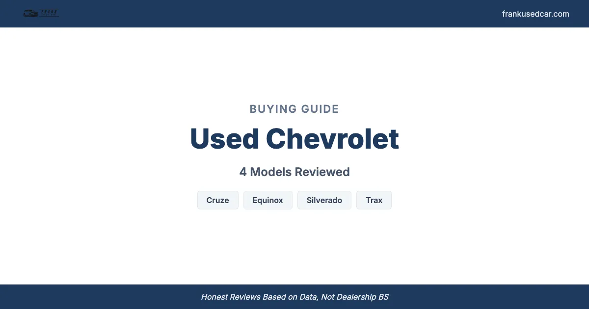 Used Chevrolet Buying Guide: Models to Buy and Avoid