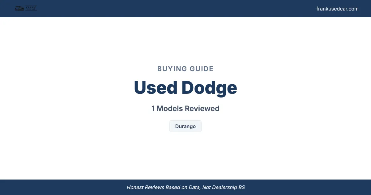 Used Dodge and Ram Buying Guide: Models to Buy and Avoid