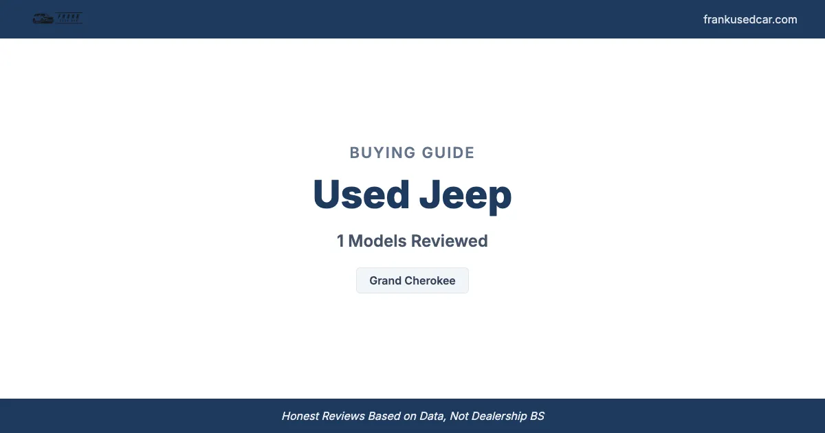 Used Jeep Buying Guide: Models to Buy and Avoid